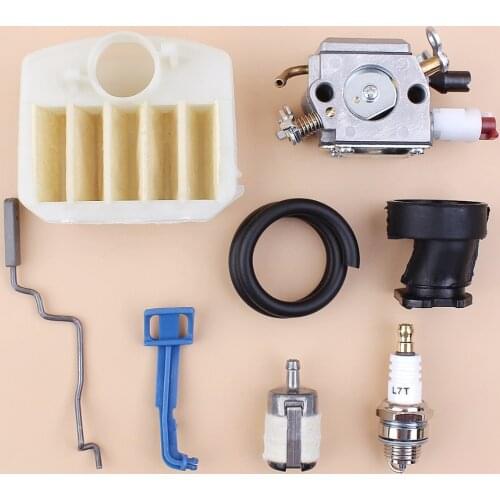 Carburetor Air Filter Intake Choke Throttle Rod Fuel Hose For HUSQVARNA 340 345 346XP 350 Chainsaw Engine Motor Parts