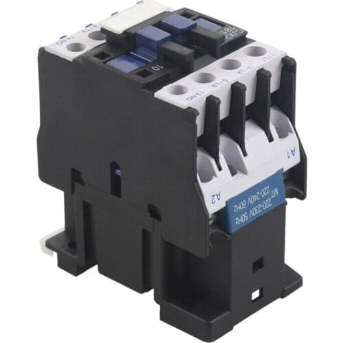 Power AC Contactor 1NO AC 220V 50/60Hz Coil Motor Starter Relay 32A 3-Phase-Pole