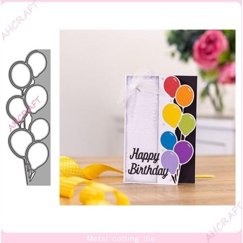 Balloon Lace Metal Cutting Dies for DIY Scrapbooking Photo Album Decorative Embossing Paper Card Crafts Die 2021