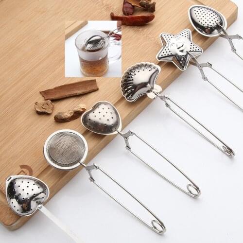 Reusable Stainless Steel Teakettle Locking Tea Filter Seasoning Ball Multifunction Mesh Herbal Ball Tea Spice Strainer Kitchen