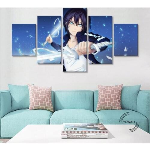 Noragami Yato Modular Picture Canvas Print Painting Wall Art Nordic Poster Modern Home Decor