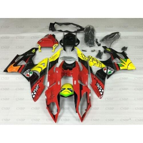 S 1000 RR 2010 - 2014 Fairings S1000 RR 2011 Abs Fairing S1000 RR 13 14 Black Red Yellow Shark Fairing