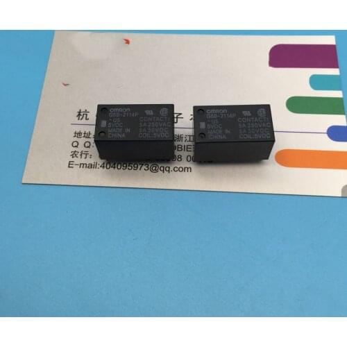 Original G6B-2114P-US-5VDC 6pin 5A 250VAC relays