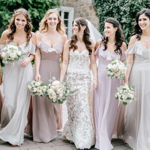 Bridesmaid Wedding Party Guest Dresses 2020 Womans Evening Formal Night Long Dress Gown