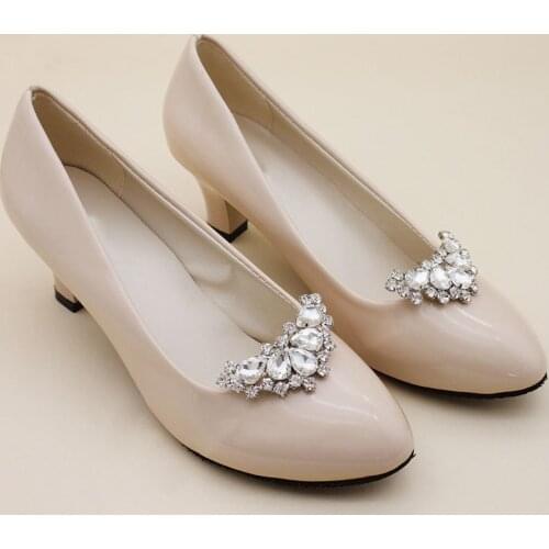 Q39C Shoe Clip DIY High Heel Women Lady Elegant Charms Removable Buckle Fashion Clips Rhinestone Sandals Decoration Clothing