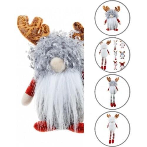 Attractive Portable Long Leg Beard Dwarf Faceless Doll Decoration for Household