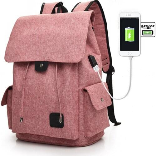 AUGUR USB Unisex Design Backpack Book Bags for School Backpack Casual Rucksack Daypack Canvas Laptop Fashion WOMEN MEN Backpacks