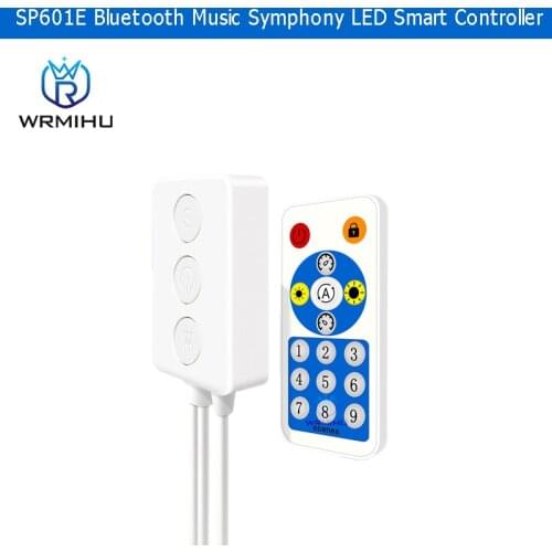 DC5-24V SP601E Bluetooth Music Symphony LED Smart Controller Dual Output Mobile Phone APP Control WS2812B UCS1903