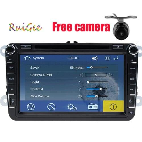 In dash 8 inch FOR Vokswagen Navigation VW GPS Radio Car CD DVD For JETTA TIGUAN TOURAN Bora EOS GOLF 5 6 7 4 mp3 radio Player