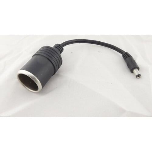 10pcs 30A 5.5 x 2.1mm Male Plug To Cigarette Lighter Car Battery Charger Adapter Cable 18cm