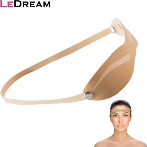 10PCS 3D Rubber Fake Eyebrow Straps Practice Skin With Latex Band Headbands For Permanent Makeup Learning Training Beginners