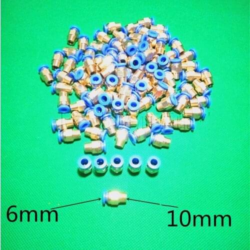 10PCS Diesel Common Rail Injector Clamp Tube Pipe Quick Connect Joint Inner 6mm