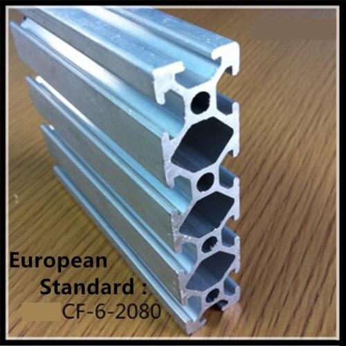 CNC 3D printer DIY V-Slot 20x80 Linear Rail Aluminum profile 2080 Extrusions 500mm