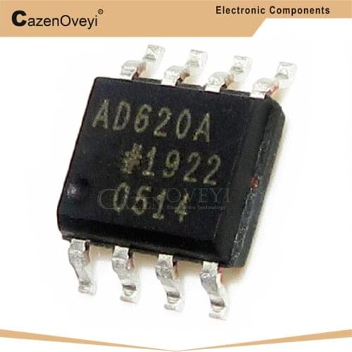 5pcs/lot AD620AR AD620ARZ AD620A AD620 SOP-8 In Stock