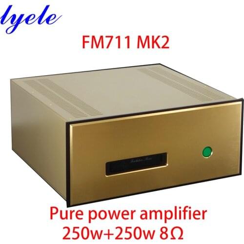 Re-engraved FM711 MK2 XLR input pure post-level 250w+250w 8Ω
