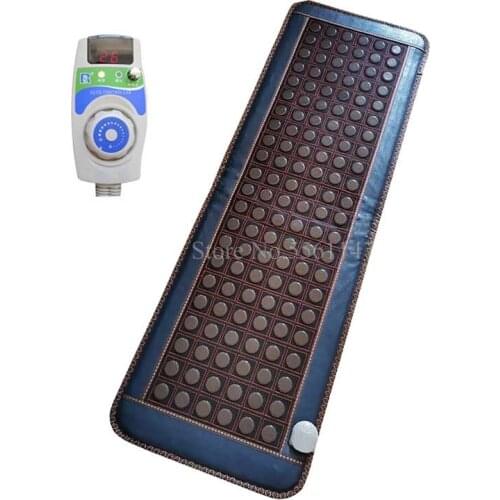 Sofa Jade Stone Infrared Heated Massage Cushion Temperature Display Bed Mat Health Care Heating Jade Mattress Anion 50X150CM