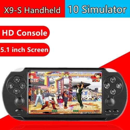 Dual Joystick 5.1'' Screen Handheld X9-S Game Player TV Output With MP3 Movie Camera Multimedia Video Retro Mini Game Console