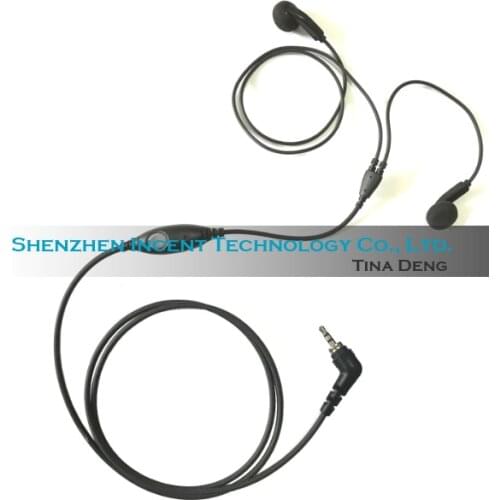 VOIONAIR Ear Bud Double Earphone Headset Speaker For Motorola MTH650 MTH800 MTH850 MTP850