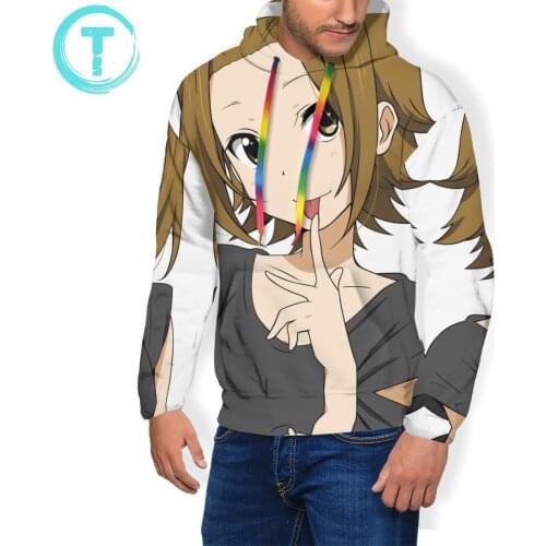 K On Hoodie All Out Ritsu Stuff Hoodies Winter Polyester Pullover Hoodie XXXL Mens Popular Long Length Hoodies