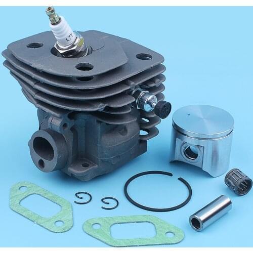 47mm Cylinder Piston Kit For Husqvarna 359 357XP 357 XP EPA Chainsaw Nikasil Coated Big Bore Decompression Port Spare Part