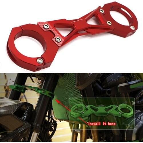 Motorcycle Front Fork Clamp Balance Shock Brace Bracket CNC Aluminum moto Accessories For Kawasaki Z900 z900 z 900 Z 900