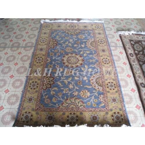 Free shipping 4'x6' 160 Line Persian carpet 100% New Zealand wool and handmade, Multi-colored dyed yarns