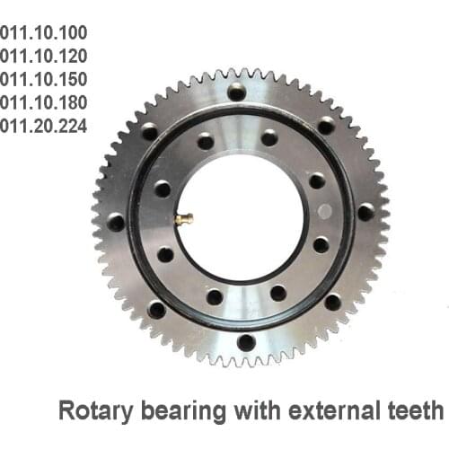 Rotary bearing with external teeth 011.10.100 011.10.120 011.10.150 011.10.180 Small Medium-sized Crane Excavator Fittings