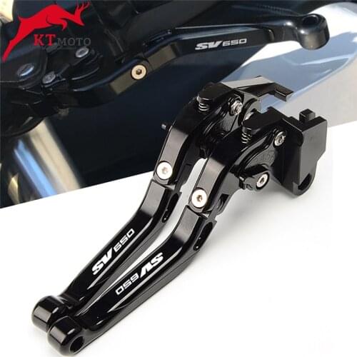 For SUZUKI SV650 SV 650 SV650X SV 650X 2016-2021 Motorcycle Accessories CNC Adjustable Extendable Foldable Brake Clutch Levers