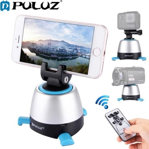 PULUZ Ball Head For GoPro Panoramic Electronic Ball Head For Smartphone 360 Degrees Rotation Remote Controller Tripod Head