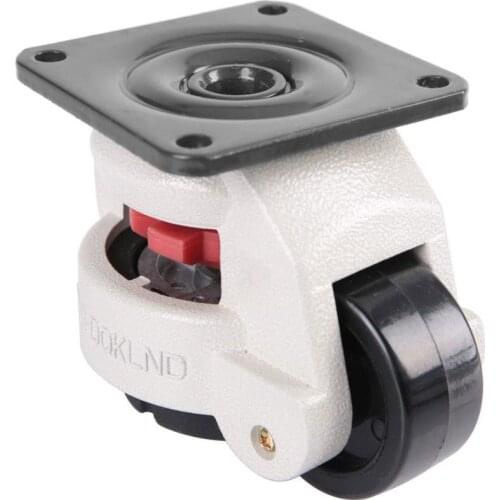 4Pcs 2" Retractable Leveling Casters Swivel Caster Wheels Replacement 551lbs Capacity Heavy Duty Trolley Platform Castor