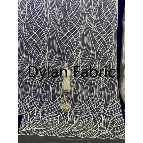 Wedding dress caviar beads series mesh wedding dress fashion fabric