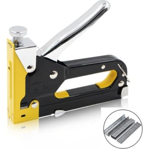 HEAVY DUTY STAPLE GUN 3 IN 1 STAPLER TACKER WITH STAPLES UPHOLSTERY