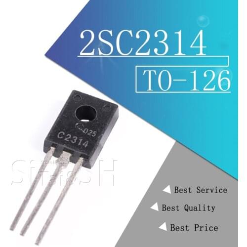10PCS 2SC2314 TO126 C2314 TO-126 Transistor