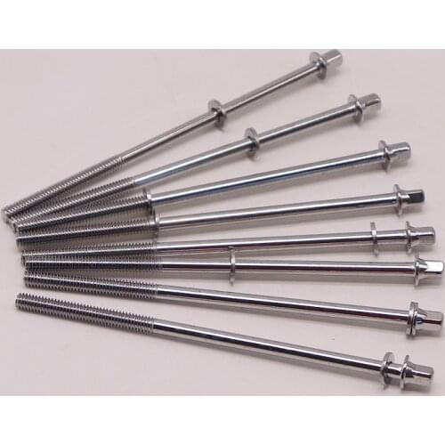 Vdrum bolts drum screws M5 Imperial 7/32 specification silver outer square bolts100mm 110mm 120mm 130mm length 6 pieces 1 lot