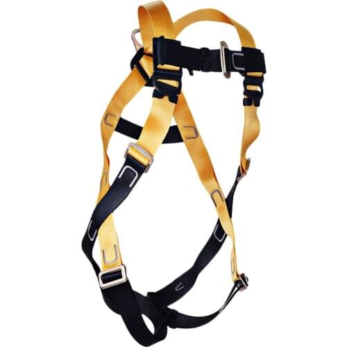 High Strength Poly Full Body Rock Climbing Harness Adults Safe Belts Guide Mountaineering Rappelling Equipment