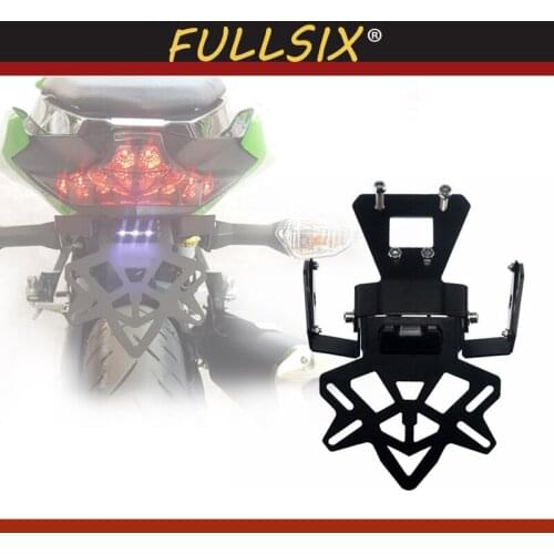 Motorcycle tail license plate holder license plate mounting plate for Kawasaki Ninja 400 2017-2019 ninj400