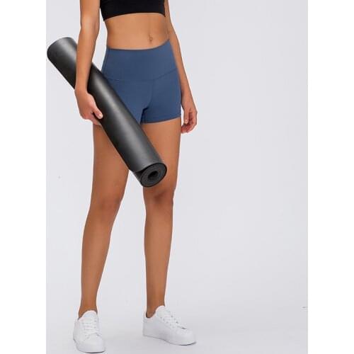 DUJIA Womens Sports Yoga Shorts Anti-sweat Plain Sport Athletic Shorts Women High Waisted Soft Cotton Feel Fitness Yoga Shorts