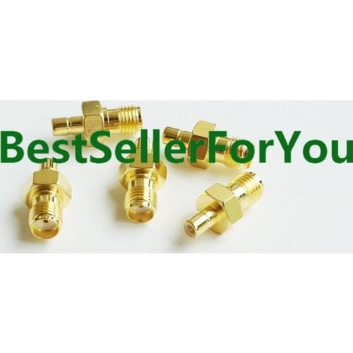 1Pcs SMB male plug to SMA female jack Straight RF connector Adapter for Antenna route