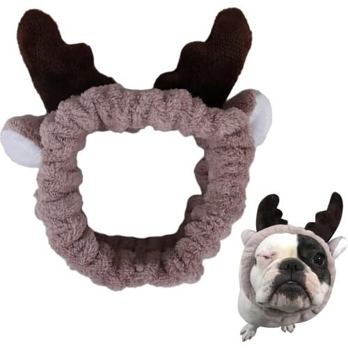 1pc Decor Pet Headband Creative Cute Dog Headwear Pet Pet Hair Hoop For for Christmas Party Hair Accessories Pet Supplies