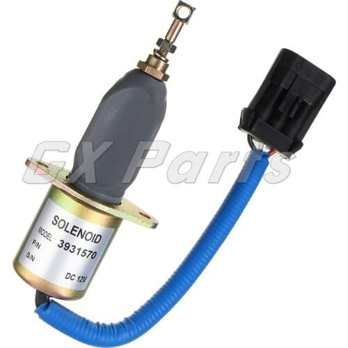 12V SA-4981-12 3931570 Fuel Shut Off Solenoid 3923201 5016244AA for 94-98 5.9L Dodge Cummins