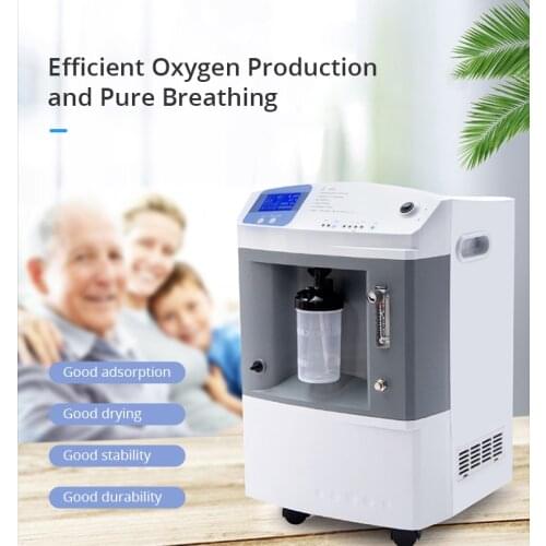 96% Purity Oxygen Concentrator 10 Liters Single Portable Oxygene Concentrator Oxygen Machine Home Care Medical Atomizer 10L