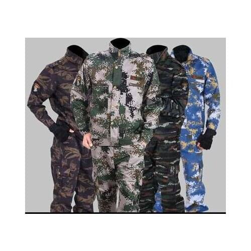 Army Military Uniform Camouflage Tactical Clothing Men Special Forces Airsoft Soldier Training Combat Clothes Jacket Pant Set