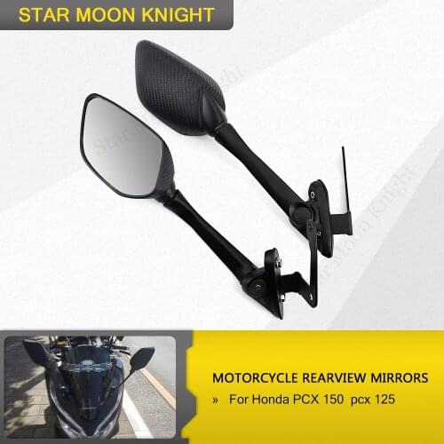For Honda PCX 150 125 pcx 125 150 Aluminum Motorcycle Rearview Mirrors Handlebar Rear View Side Mirror Modification Accessories