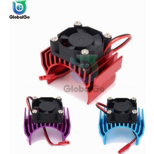 Electric Car Brushless Motor Heatsink Cover Cooling Fan for 1:10 RC Car 540 550 3650 Size Motor Heat Sink Parts
