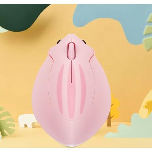 Cute Hamster Cartoon Wireless Optical Mouse Girl 2.4G Computer Mice Ergonomic Mini 3D Office Mouse For Kid Gift PC Tablet