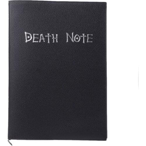 New 20.5cmx14.5cm Death Note Cosplay Notebook & Feather Pen Book Animation Art Writing Journal