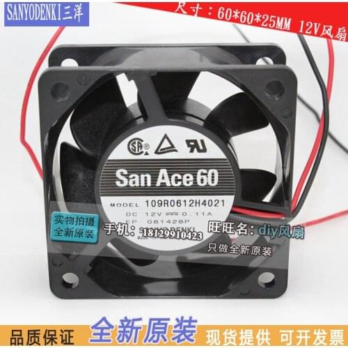 NEW SANYO DENKI SAN ACE 109R0612H4021 6025 12V 6CM silence cooling fan