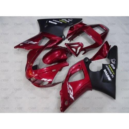 YZF R1 1998 - 1999 Fairing YZFR1 98 Abs Fairing for YAMAHA YZFR1 1999 Black Red Motorcycle Fairing