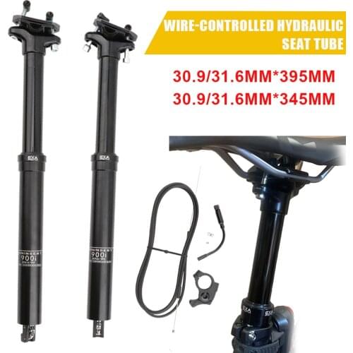 MTB Dropper Seatpost For EXA 900i Dropper Seatpost 30.9/31.6*395mm Mountain Bike Wire Control Lift Seat Tube Internal Seat Post