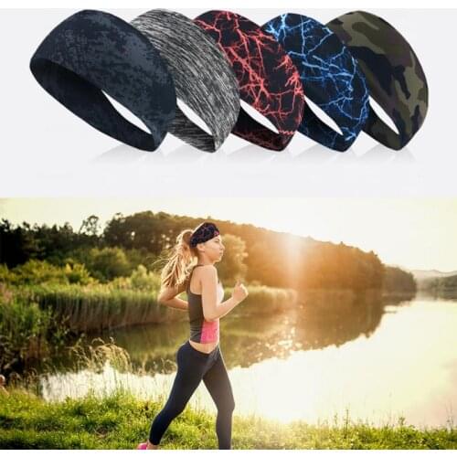 Headband Outdoor Sports Fashion Turban Sweatband-Accessories Mountaineering Running Hair Band Elastic Yoga Fitness Movement 1 pc